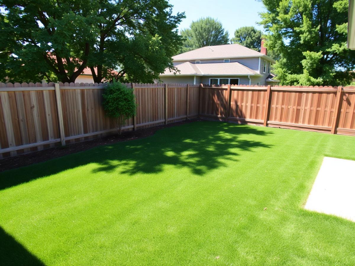 Sioux Falls yard after Poo-Patrol® dog poop removal — clean, pet-waste-free lawn